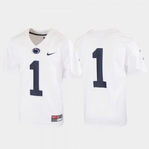 Penn State Football Untouchable #1 Youth Jersey - White