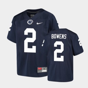 Micah Bowens PSU Nittany Lions #2 Alumni Youth Jersey - Navy