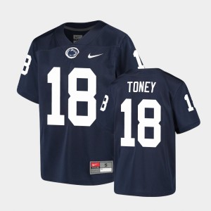 Shaka Toney Penn State #18 Youth Alumni Jersey - Navy